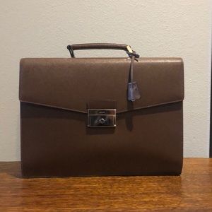 New In Box Prada Portfolio Briefcase